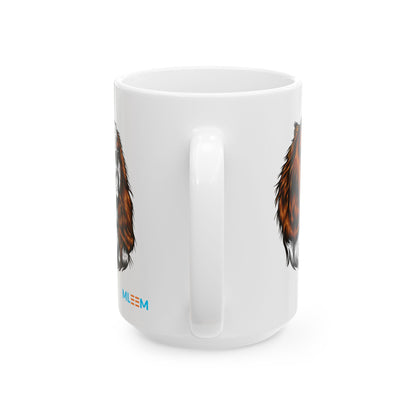 Cozy Dog Ceramic Mug for Animal Lovers