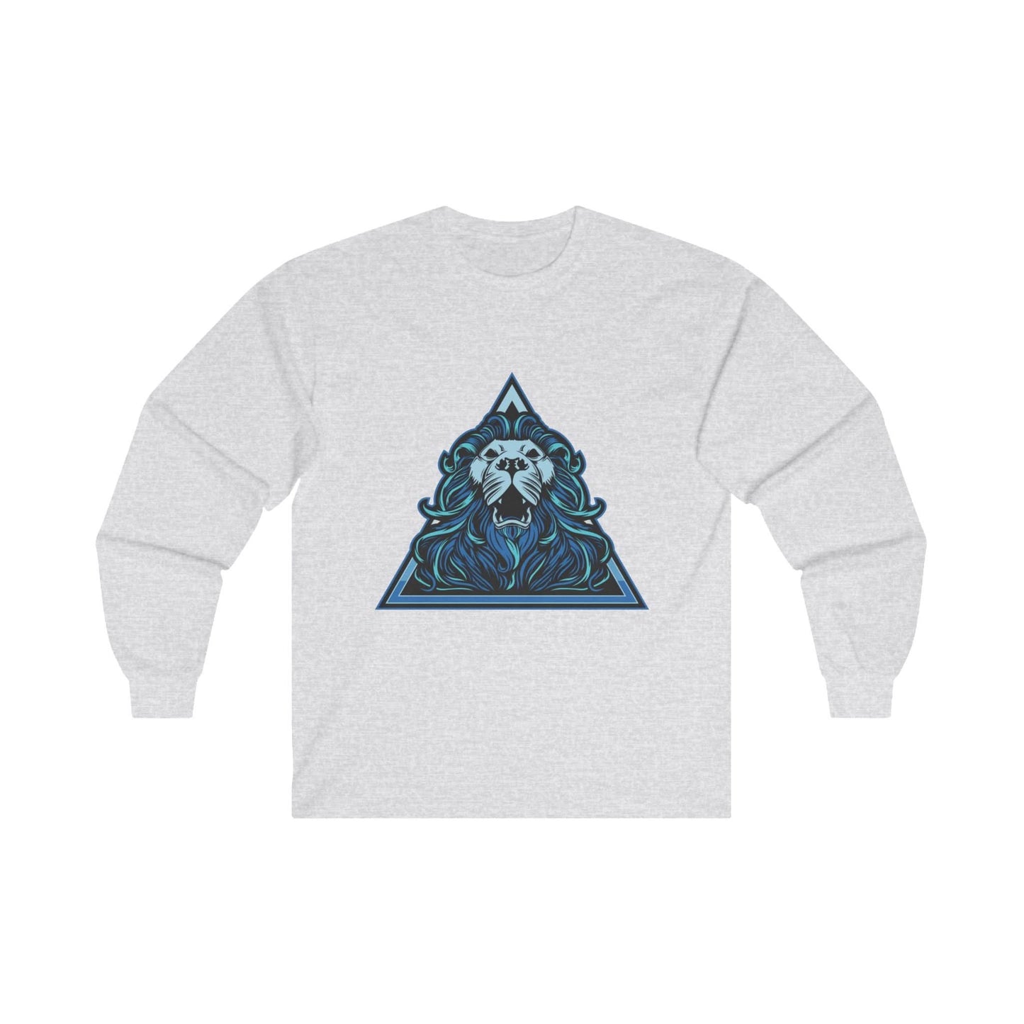 Lion Head in Blue Triangle - Mleem