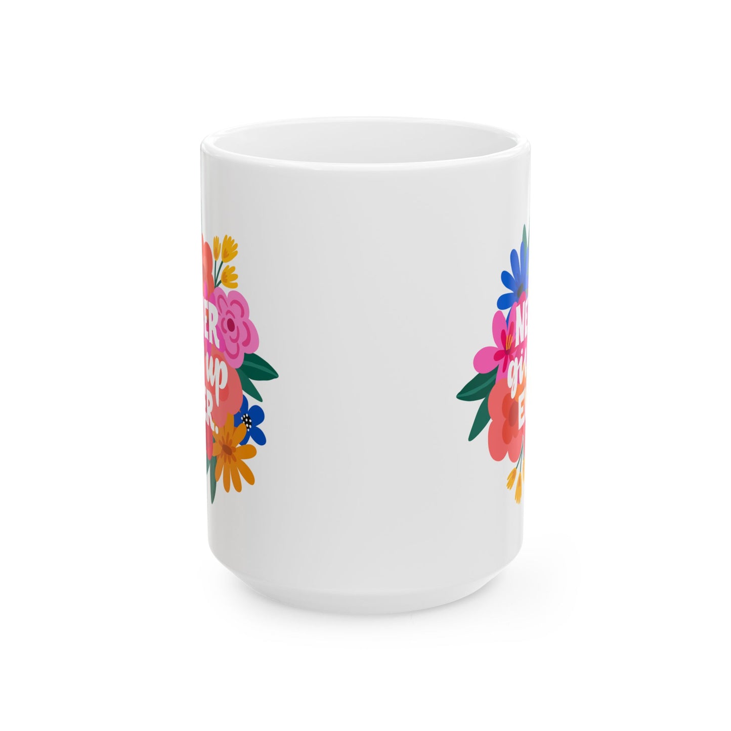 Floral Ceramic Mug - MLEEM