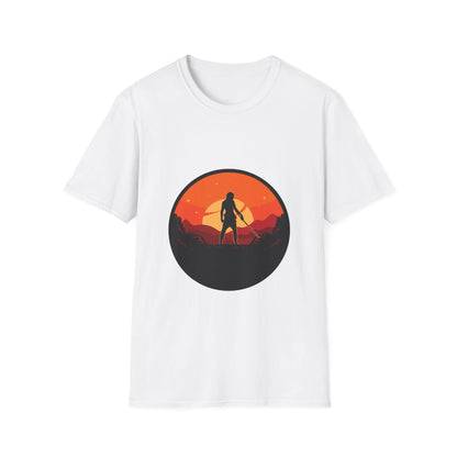 Swordsman With Sunset Background - Mleem