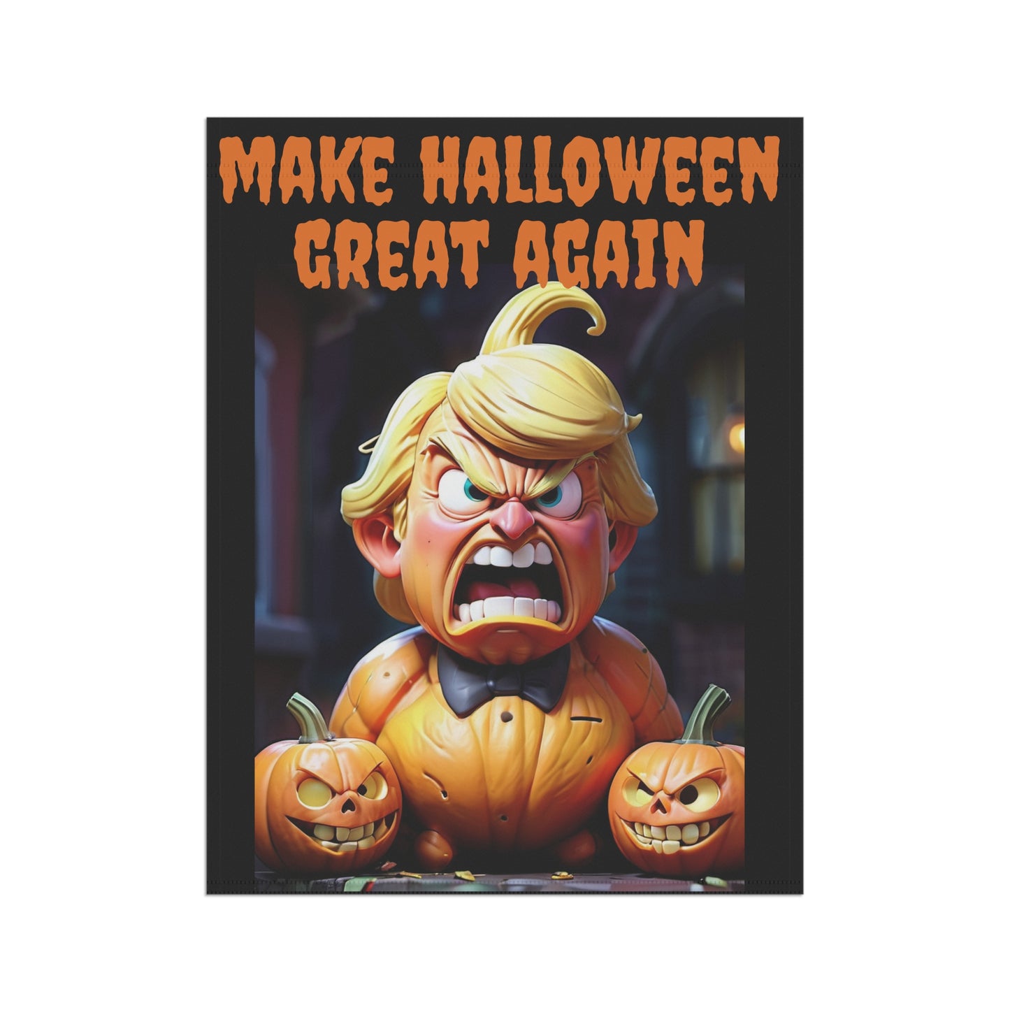 Halloween Garden Banner, Spooky House Décor, Fall Yard Sign, Halloween Decoration, Funny Pumpkin Banner, Outdoor Halloween Festivities