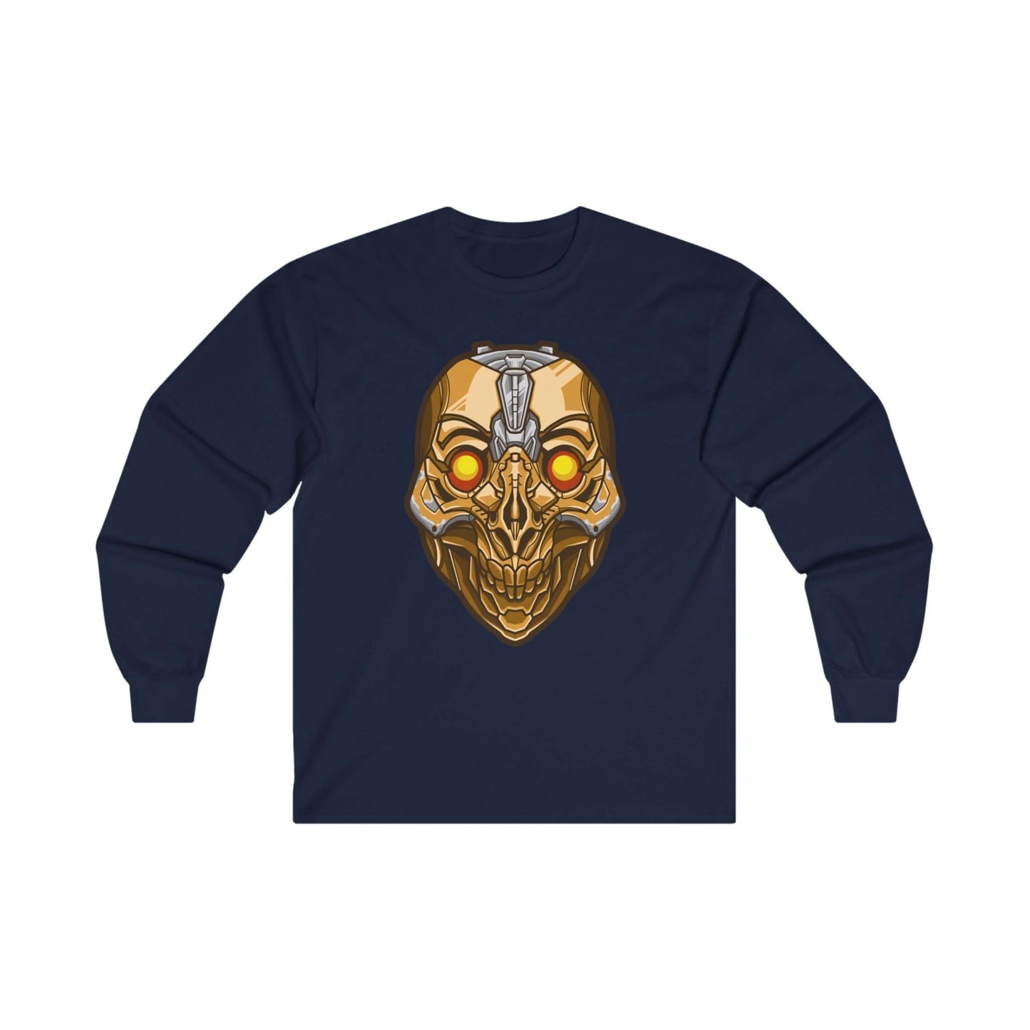 Skull Robot Head Mascot - Mleem