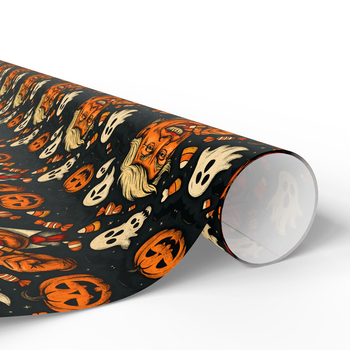 Festive Wrapping Paper for Halloween, Holiday Gift Wrap, Spooky Themed Paper, Trick-or-Treat Wrapping, Unique Present Decor