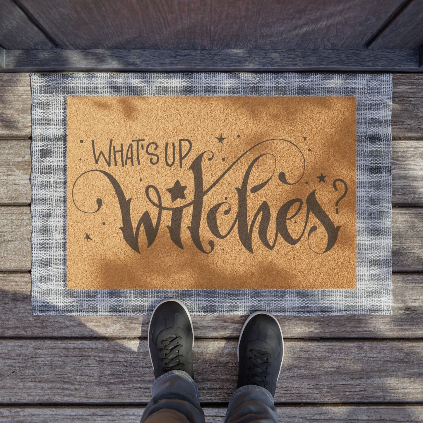 Halloween Doormat, Funny Welcome Mat, Witch Doormat, Home Decor for Fall, Outdoor Rug, Seasonal Decor