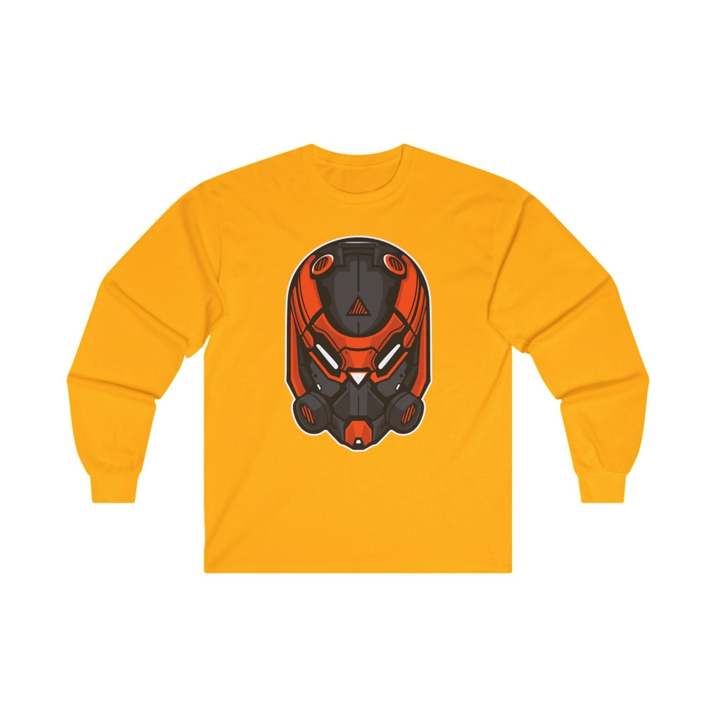 Orange Robot Head - Mleem
