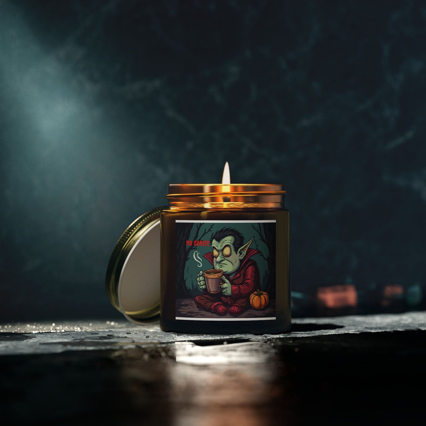 Cozy Halloween Scented Candles, Hand-Poured Coconut Apricot Wax, Fall Decor, Spooky Home Fragrance, Gifts for Witch Lovers, Autumn Vibes