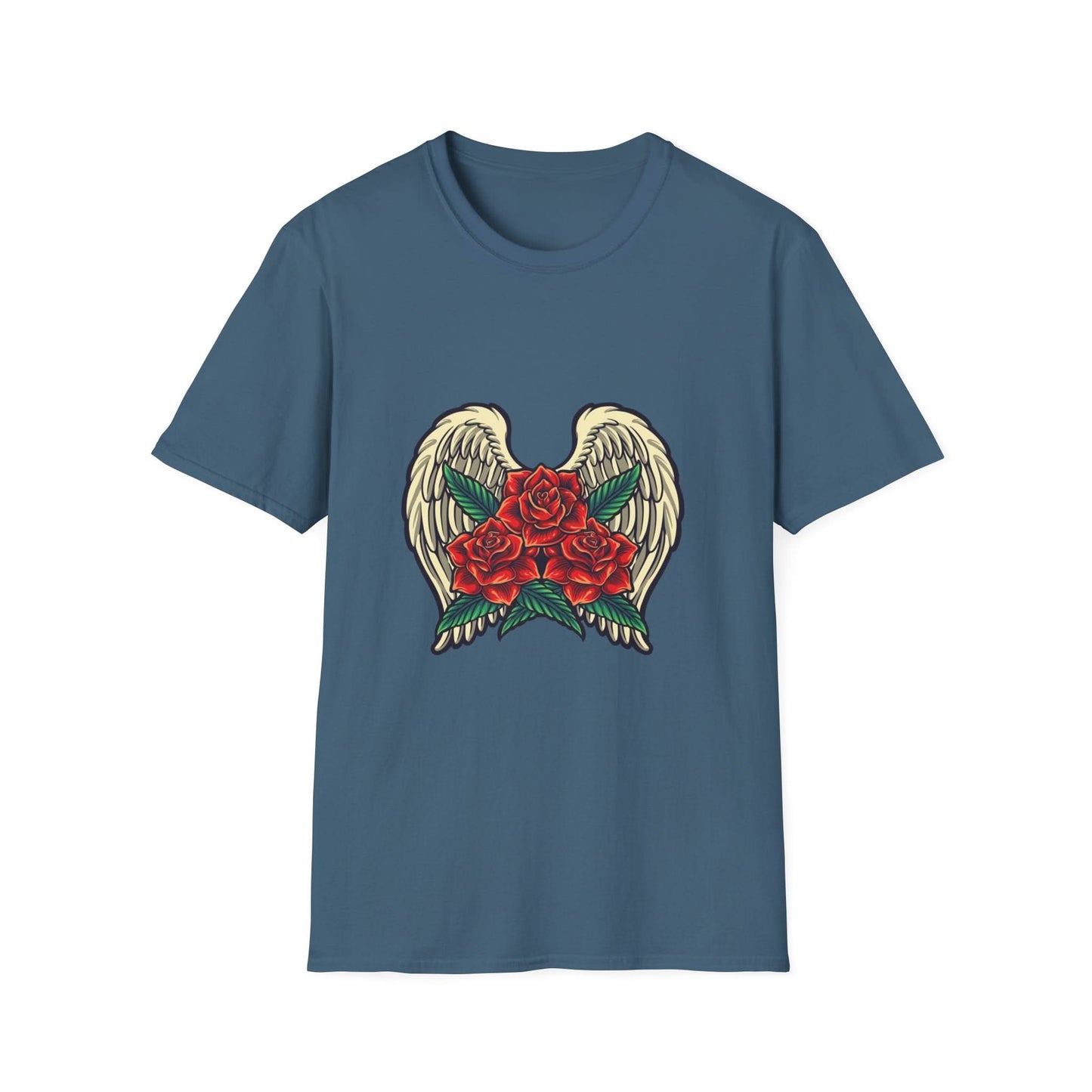Red Rose Blooms with Angels Wings - Mleem