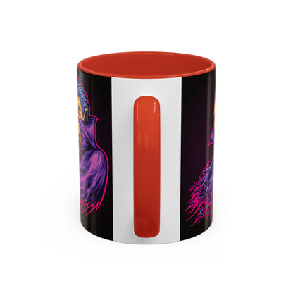 Creepy Gothic Accent Coffee Mug for Spooky Vibes, Halloween Decor, Unique Gift, Coffee Lover, Witchcraft Essentials