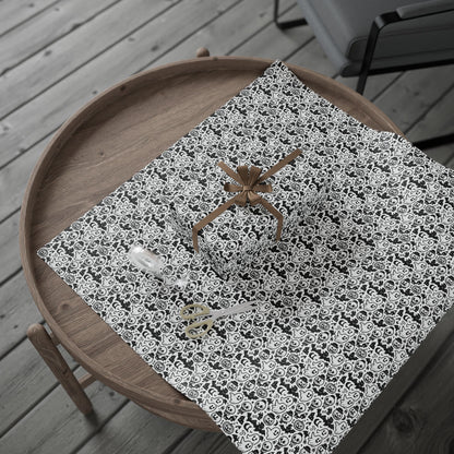 Stylish Wrapping Paper for Unique Gifts, Skull Print Gift Wrap, Halloween Party Supplies, Eco-Friendly Gift Wrapping, Home Decor Accent