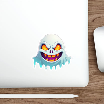 Spooky Ghost Die-Cut Stickers | Fun Halloween Decor, Laptop Accessories, Party Favors, Enamel Pin Alternatives, Gift Ideas