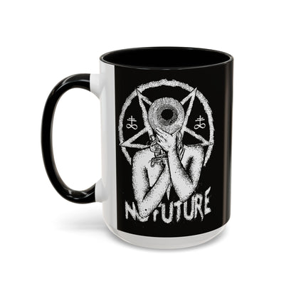 Gothic Ceramic Coffee Mug – Dark Art, Unique Gift, Halloween Decor, Witchy Vibe, Spooky Homeware