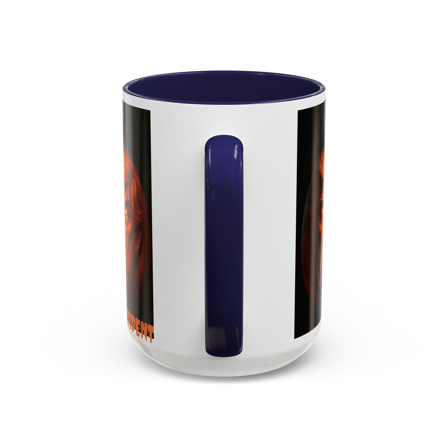 Halloween Pumpkin President Mug, Fun Gift for Coffee Lovers, Spooky Decor, Trick or Treat, Autumn Vibes, Unique Collectible