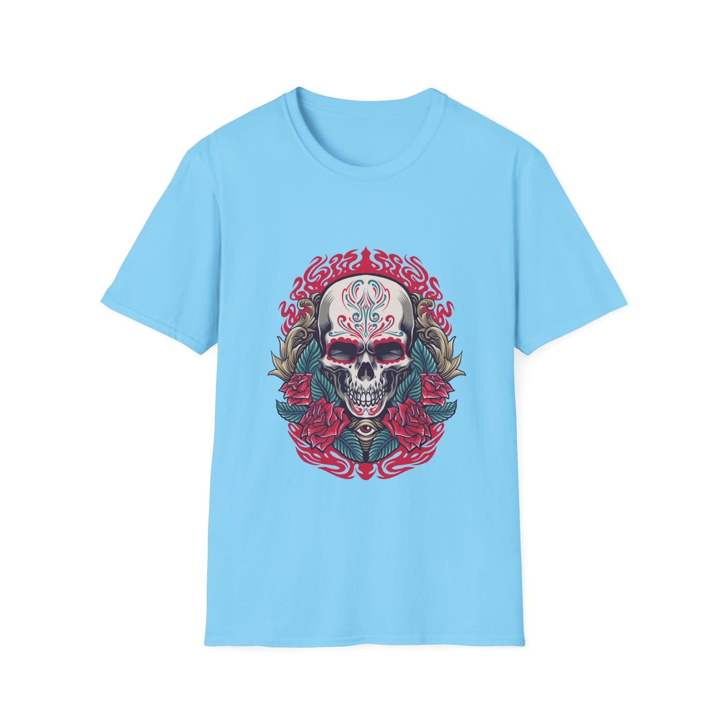 Skull Illustration Dia de Los Muertos - Mleem