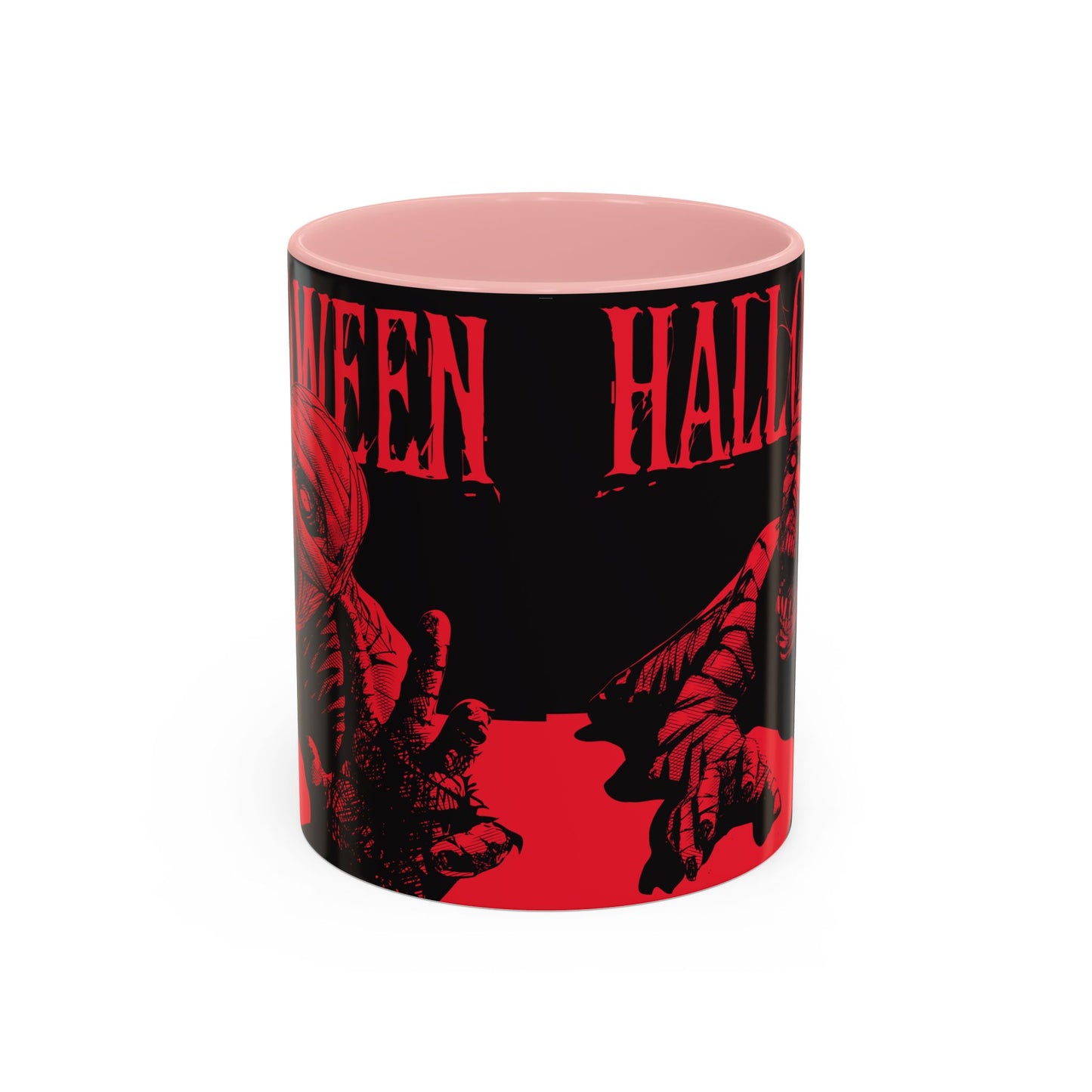 Halloween Accent Coffee Mug | Spooky Coffee Cup for Halloween Lovers, Trick or Treat Mug, Horror Decor, Gift for Fans