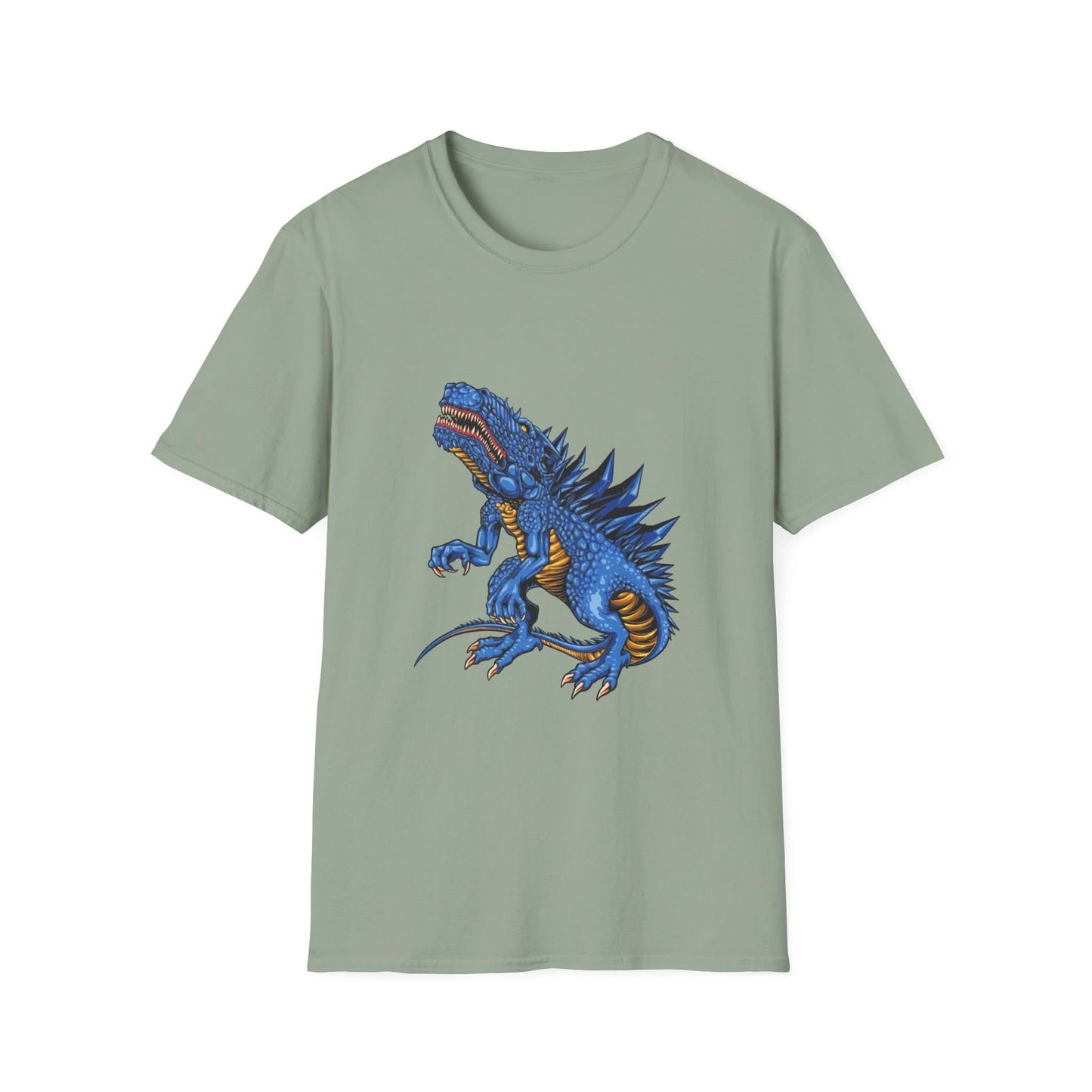 Scary Blue Dinosaur Monster - Mleem