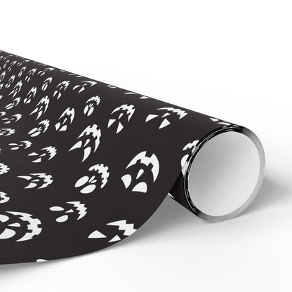 Spooky Halloween Wrapping Paper Roll, Unique Gift Wrap for Halloween Parties, Trick or Treat, Scary Decor, Ghostly Presents