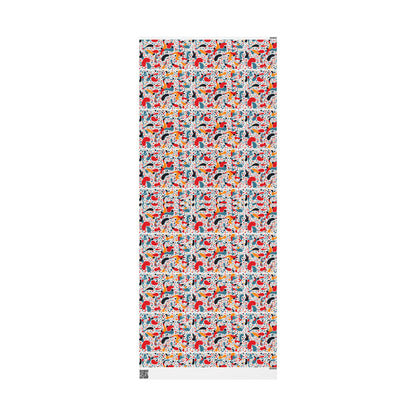 Vibrant Gift Wrapping Paper, Colorful Wrap for Birthdays, Holidays, Parties, Eco-friendly Roll for Presents, Unique Gift Wrap