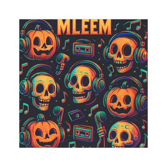 Vibrant Halloween Car Magnets, Fun Decor for Cars, Unique Gifts for Spooky Season, Skull and Pumpkin Design, Music Lover's Gift