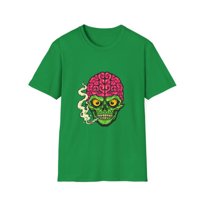 Smoking Skull Weed Cigarette Mascot - Mleem