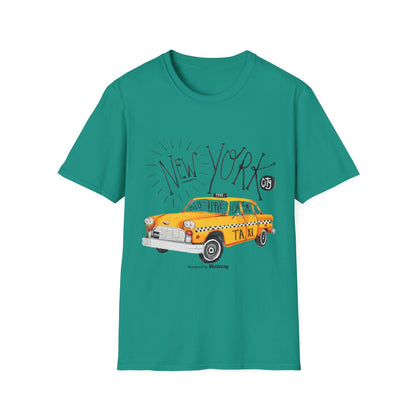 New York Taxi Watercolor - Mleem
