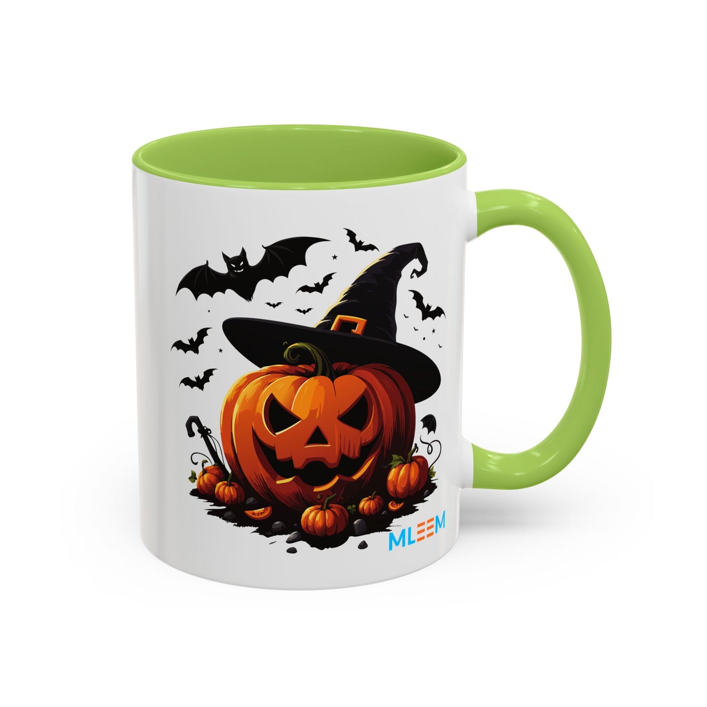 Halloween Pumpkin Accent Coffee Mug – Perfect for Fall, Autumn, Spooky Season, Gift for Coffee Lovers, Home Decor