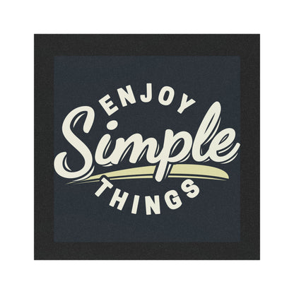 Enjoy Simple Things Car Magnets, Fun Car Decor, Vehicle Accessories, Gift for Nature Lovers, Positive Vibes Magnet