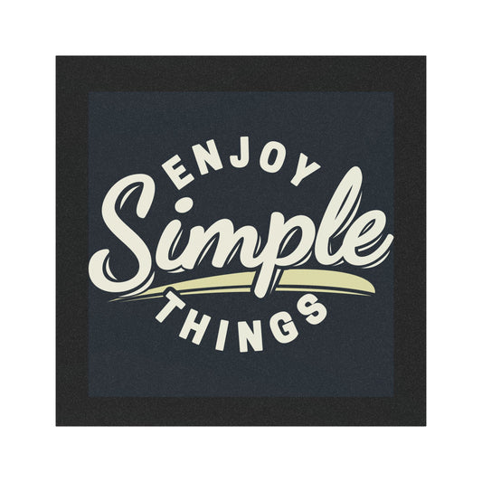 Enjoy Simple Things Car Magnets, Fun Car Decor, Vehicle Accessories, Gift for Nature Lovers, Positive Vibes Magnet