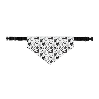Halloween Pet Bandana, Spooky Dog Accessory, Adjustable Collar Scarf, Ideal for Halloween Parties, Pet Costume, Trick or Treat