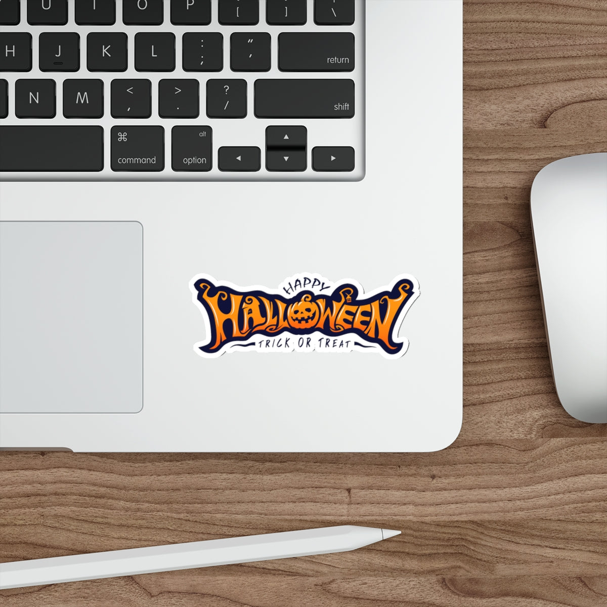 Halloween Die-Cut Stickers, Trick or Treat Decor, Spooky Laptop Decal, Festive Gift, Halloween Party Essentials