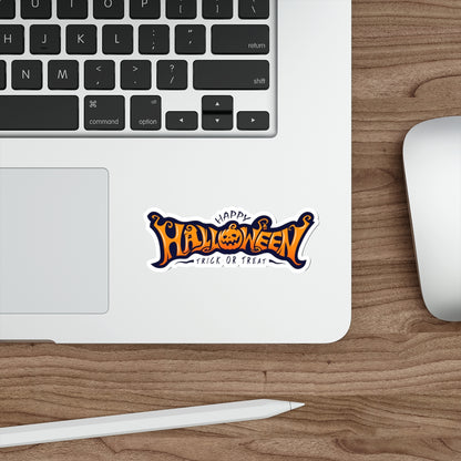 Halloween Die-Cut Stickers, Trick or Treat Decor, Spooky Laptop Decal, Festive Gift, Halloween Party Essentials