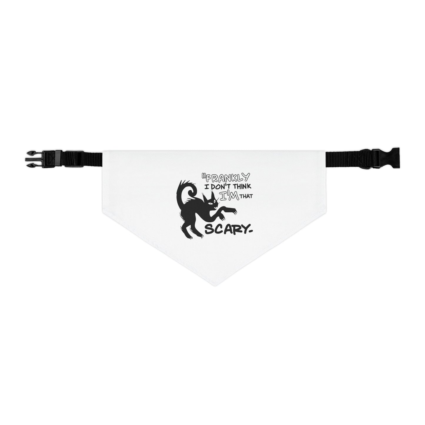 Friendly Pet Bandana Collar, Dog Fashion Accessory, Halloween Costume, Pet Gift, Cute Dog Apparel, Scary Theme Bandana