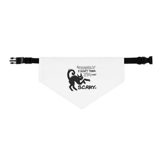Friendly Pet Bandana Collar, Dog Fashion Accessory, Halloween Costume, Pet Gift, Cute Dog Apparel, Scary Theme Bandana