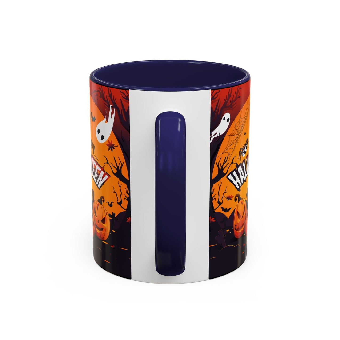 Spooky Halloween Coffee Mug - Perfect for Ghost Lovers and Fall Celebrations, Halloween Decor, Gift, Pumpkin Spice Season, Black Accent Mug