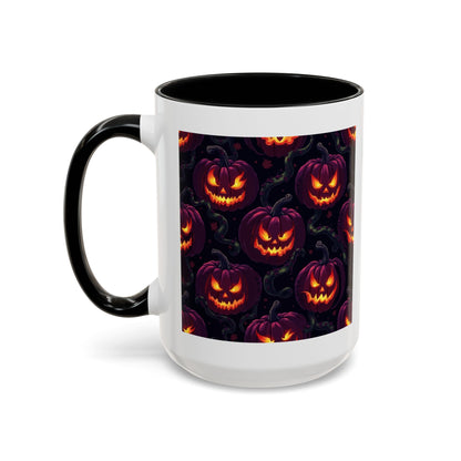 Halloween Pumpkin Coffee Mug, Spooky Ceramic Cup, Fall Decor, Autumn Gift, Halloween Party Essential, Seasonal Drinkware