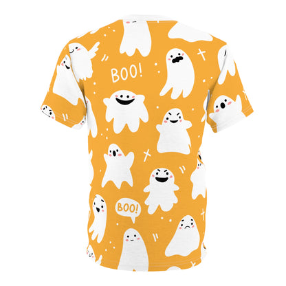 Cute Ghosts Halloween Unisex Tee, Fun Graphic Shirt, Spooky Season Apparel, Boo Ghost T-shirt, Halloween Costume Top
