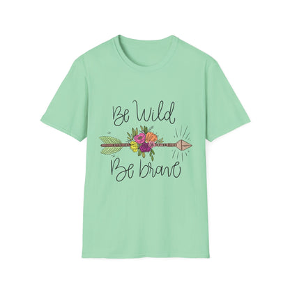 Be Wild Be Brave Flower Arrow - Mleem
