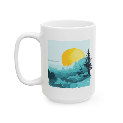 Nature-Inspired Ceramic Mug