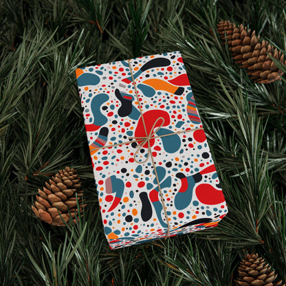 Vibrant Gift Wrapping Paper, Colorful Wrap for Birthdays, Holidays, Parties, Eco-friendly Roll for Presents, Unique Gift Wrap