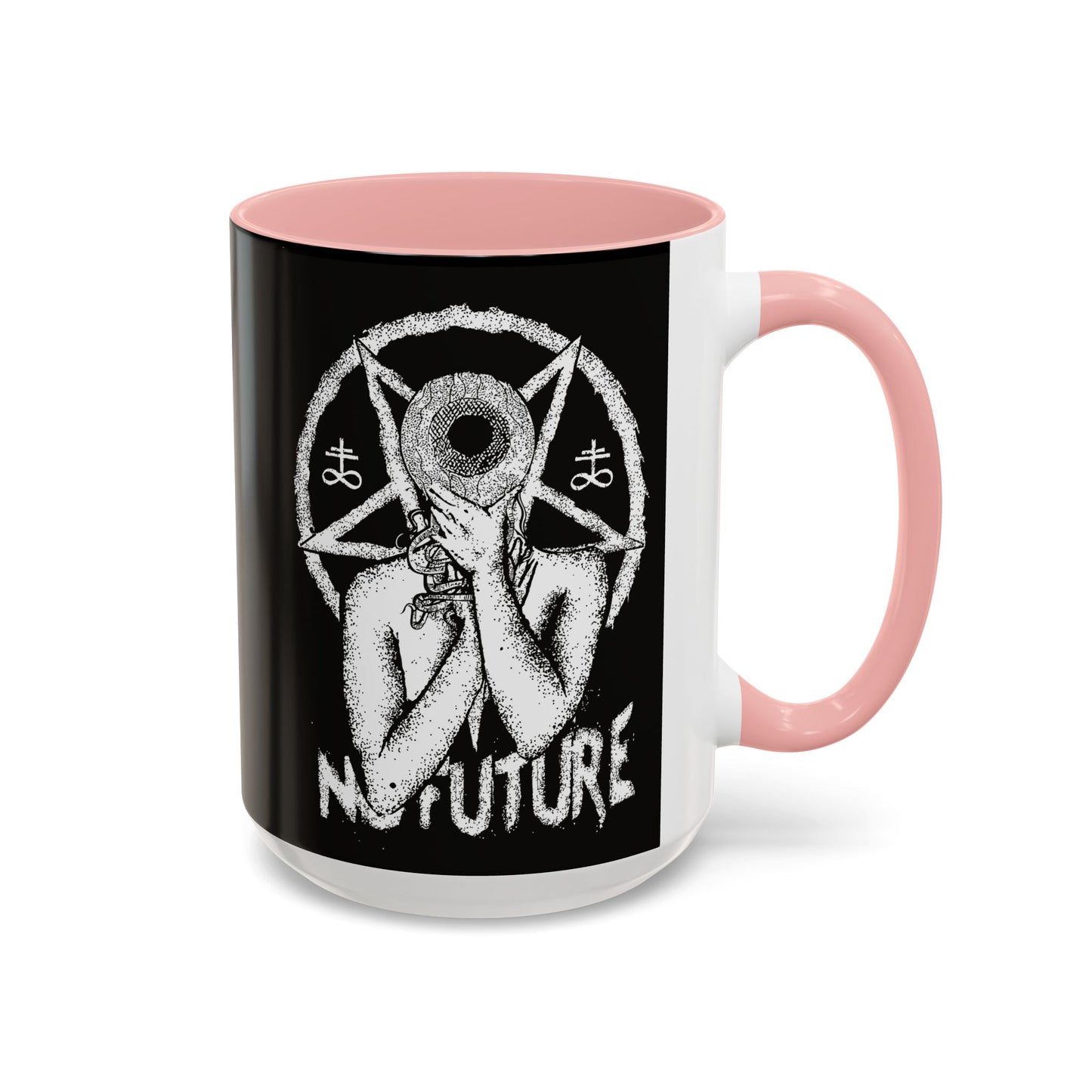 Gothic Ceramic Coffee Mug – Dark Art, Unique Gift, Halloween Decor, Witchy Vibe, Spooky Homeware