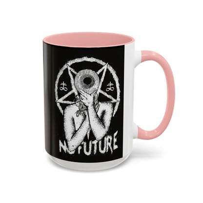 Gothic Ceramic Coffee Mug – Dark Art, Unique Gift, Halloween Decor, Witchy Vibe, Spooky Homeware