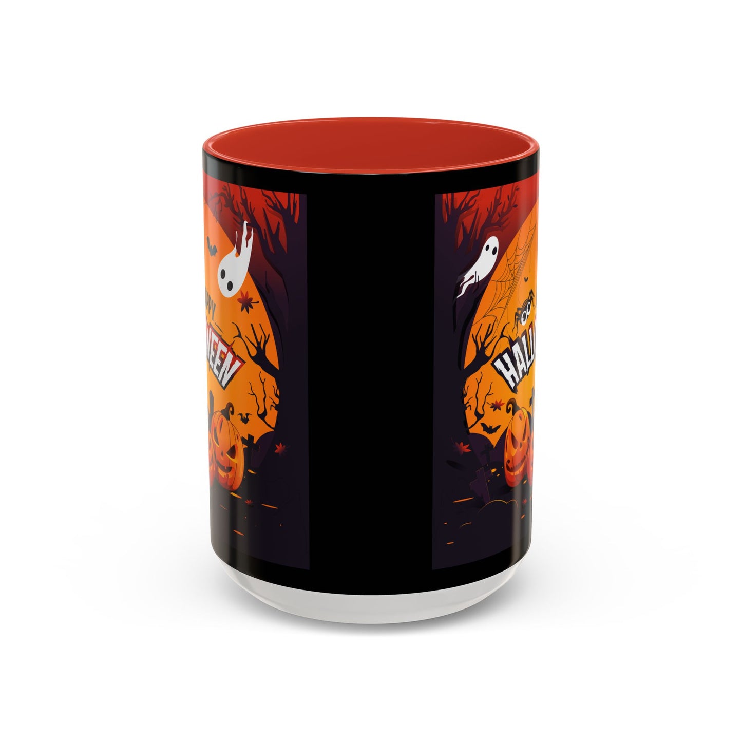 Spooky Halloween Coffee Mug - Perfect for Ghost Lovers and Fall Celebrations, Halloween Decor, Gift, Pumpkin Spice Season, Black Accent Mug