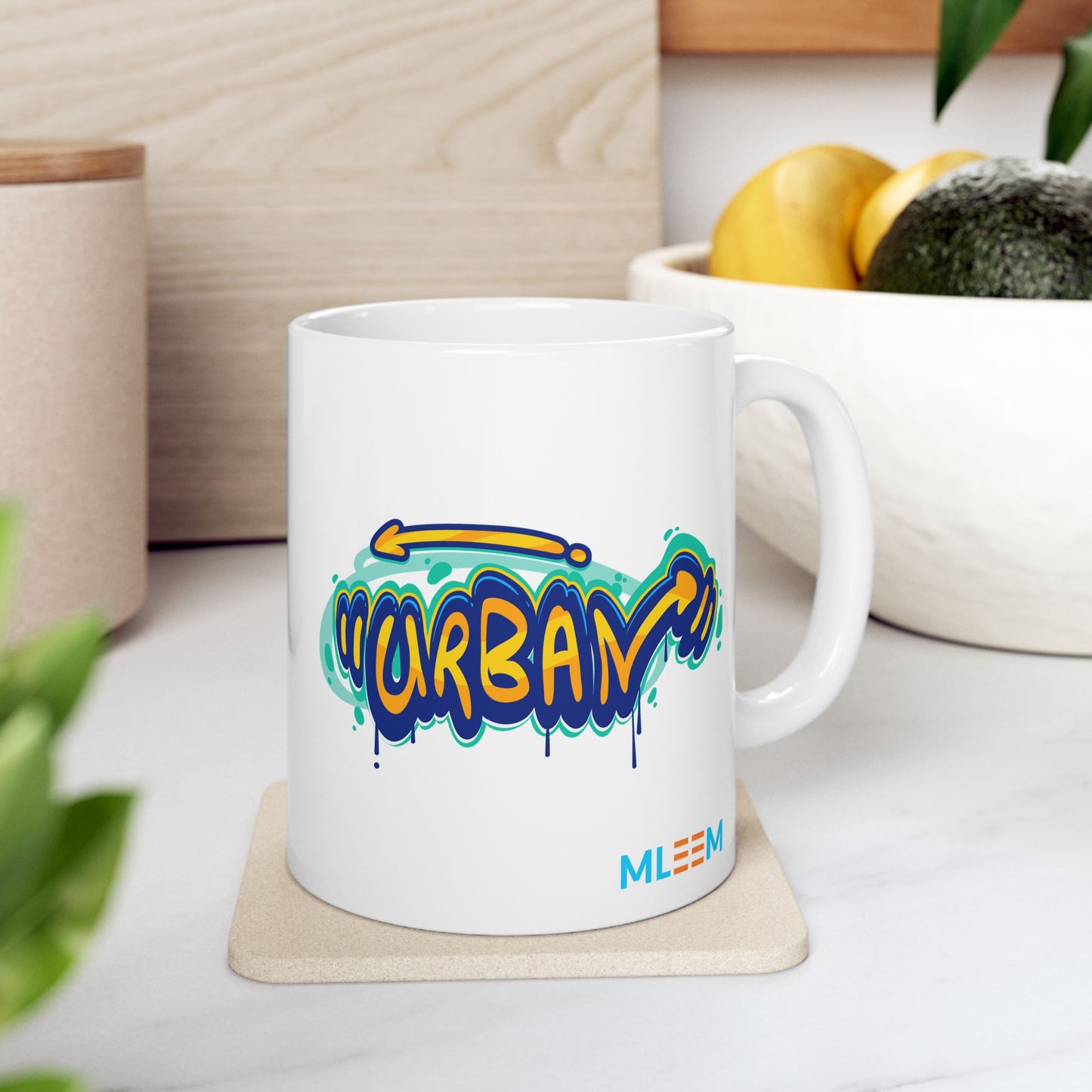 Artistic Coffee Cup, Gift for Artists, Urban Style