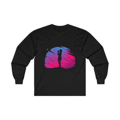 Silhouette of a Girl Photographing - Mleem