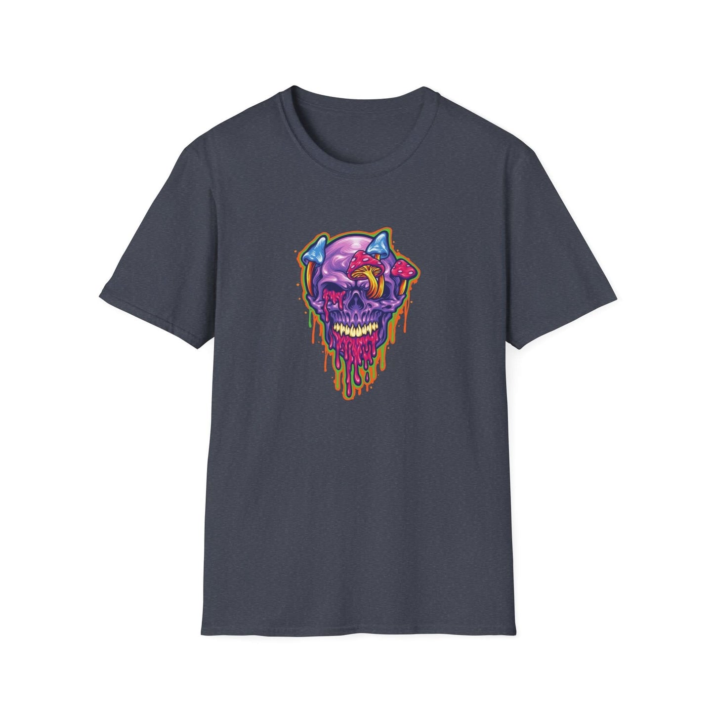 Magic Trippy Skull Mushroom Psychedelic - Mleem