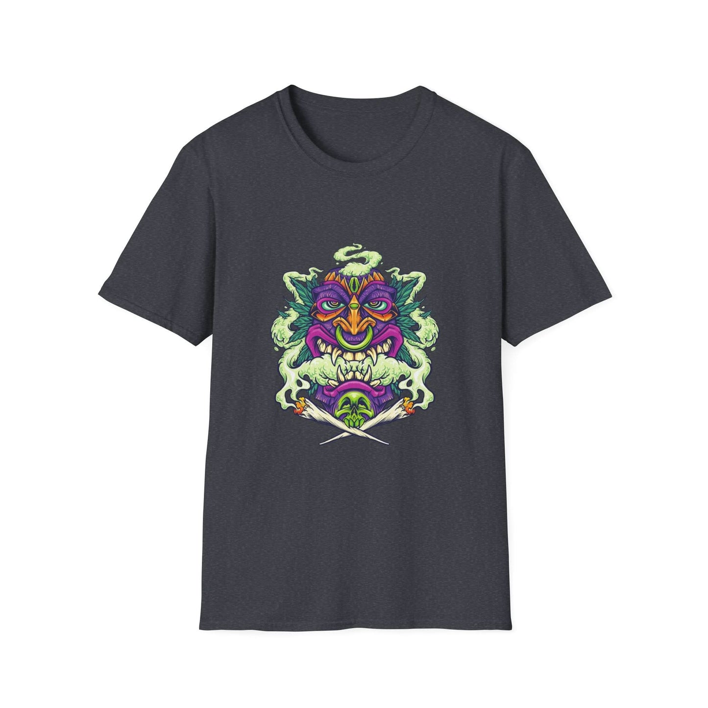Smoking Hawaiian Tiki Weed Leaf - Mleem