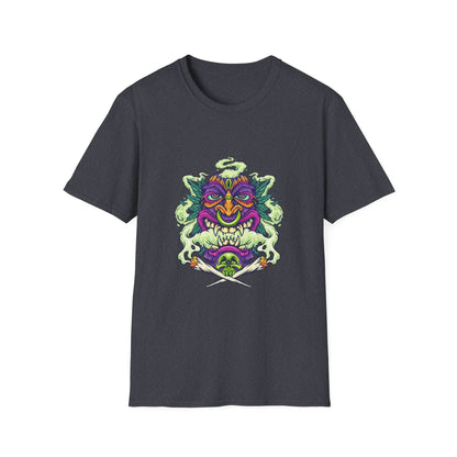 Smoking Hawaiian Tiki Weed Leaf - Mleem