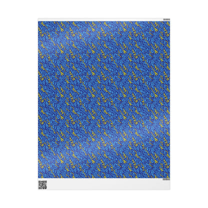 Vibrant Wrapping Paper Roll, Colorful Gift Wrap for All Occasions, Birthday, Holiday, Party, Eco-Friendly Packaging