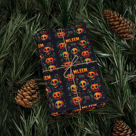 Festive Wrapping Paper, Unique Gift Wrap, Holiday Wrapping, Birthday Wrap, Eco-Friendly Paper, Halloween Gift Wrap