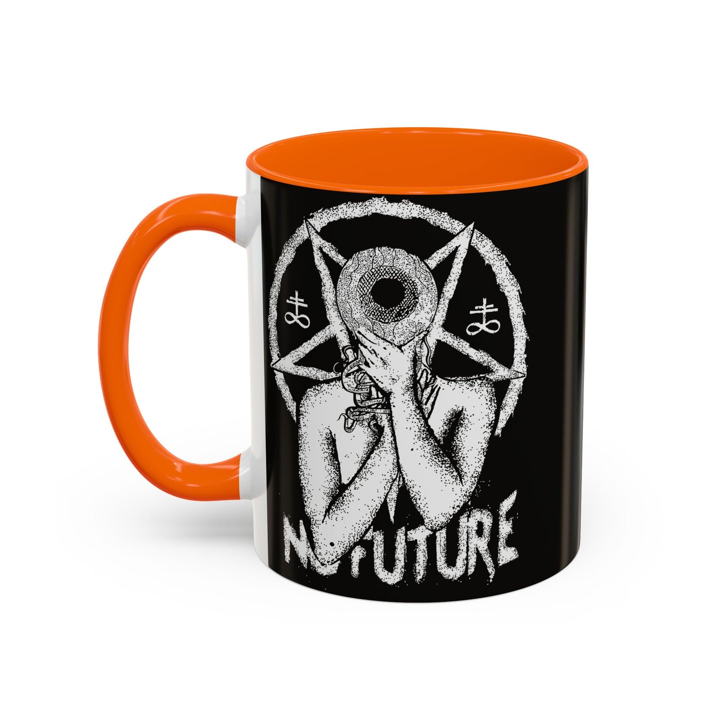 Gothic Ceramic Coffee Mug – Dark Art, Unique Gift, Halloween Decor, Witchy Vibe, Spooky Homeware