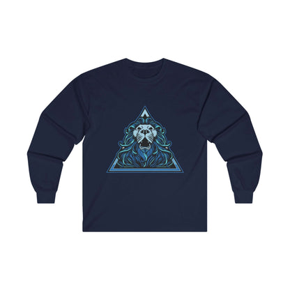Lion Head in Blue Triangle - Mleem